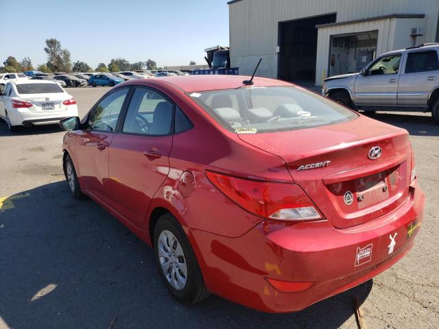 Photo 3 from auction – 2017 HYUNDAI ACCENT SE with VIN KMHCT4AE4HU237161