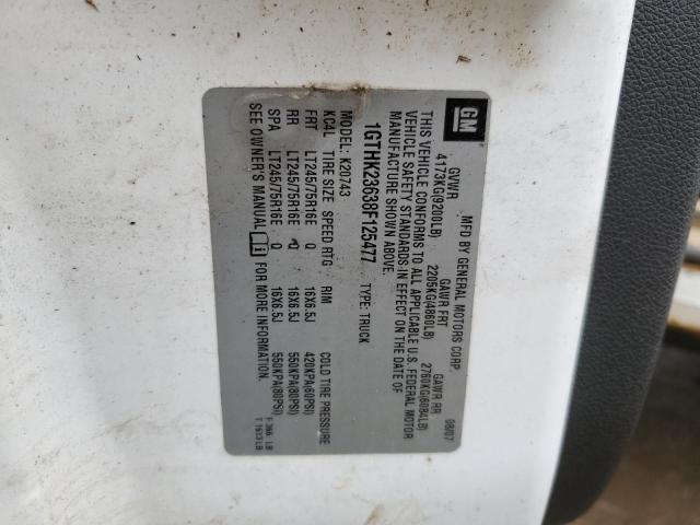 Photo 10 from auction – 2008 GMC SIERRA K25 with VIN 1GTHK23638F125477