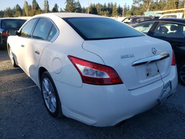 Photo 3 from auction – 2009 NISSAN MAXIMA S with VIN 1N4AA51E29C858483