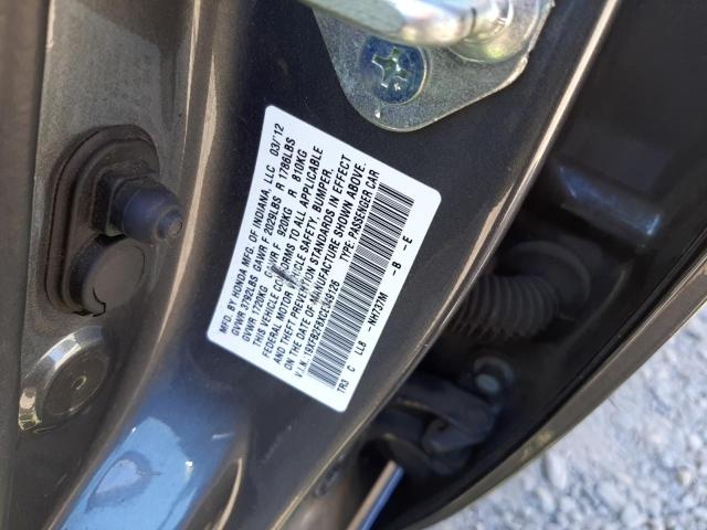 Photo 10 from auction – 2012 HONDA CIVIC EX with VIN 19XFB2F8XCE349126