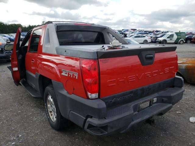 Photo 3 from auction – 2003 CHEVROLET AVALANCHE with VIN 3GNEC13T93G203162