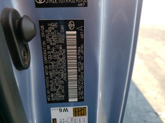 Photo 10 from auction – 2009 TOYOTA SCION TC with VIN JTKDE167X90290766