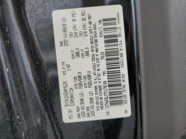 Photo 10 from auction – 2007 DODGE DAKOTA QUA with VIN 1D7HW58J77S178164