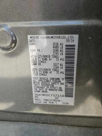 Photo 10 from auction – 2015 NISSAN ROGUE S with VIN 5N1AT2MT1FC757150