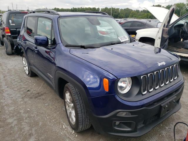 JEEP RENEGADE L 2017 with VIN ZACCJABB8HPF89500 - Photo from auction