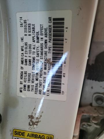 Photo 10 from auction – 2015 HONDA ACCORD EXL with VIN 1HGCR2F83FA007914