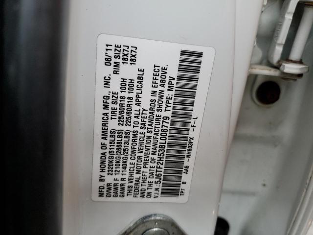 Photo 10 from auction – 2011 HONDA ACCORD CRO with VIN 5J6TF2H53BL006779