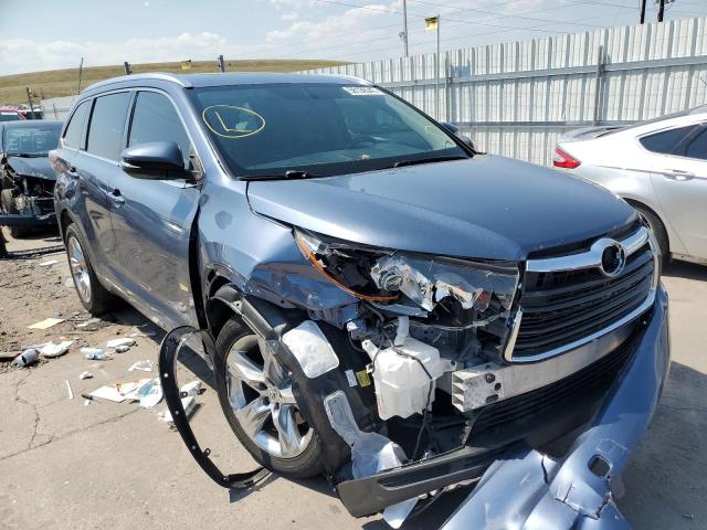 TOYOTA HIGHLANDER 2014 with VIN 5TDYKRFH4ES031934 - Photo from auction