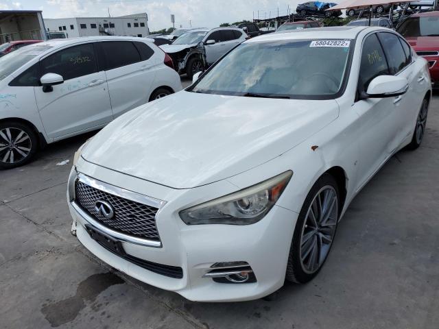 Photo 2 from auction – 2014 INFINITI Q50 BASE with VIN JN1BV7AP7EM679542