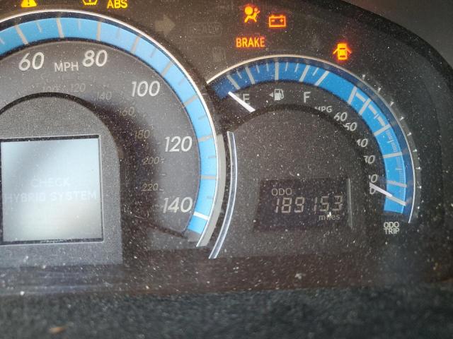Photo 8 from auction – 2012 TOYOTA CAMRY HYBR with VIN 4T1BD1FK0CU009897