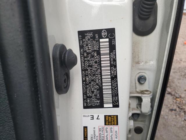 Photo 10 from auction – 2019 TOYOTA PRIUS PRIM with VIN JTDKARFP8K3117325