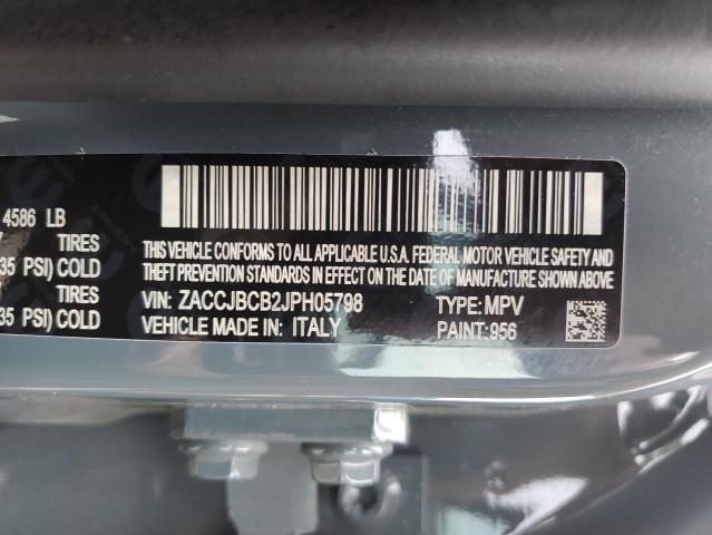 Photo 10 from auction – 2018 JEEP RENEGADE T with VIN ZACCJBCB2JPH05798