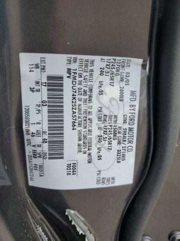 Photo 10 from auction – 2005 FORD EXPLORER with VIN 1FMDU74K25ZA57664
