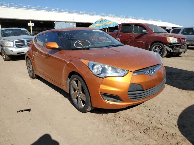 HYUNDAI VELOSTER 2013 with VIN KMHTC6AD1DU142974 - Photo from auction