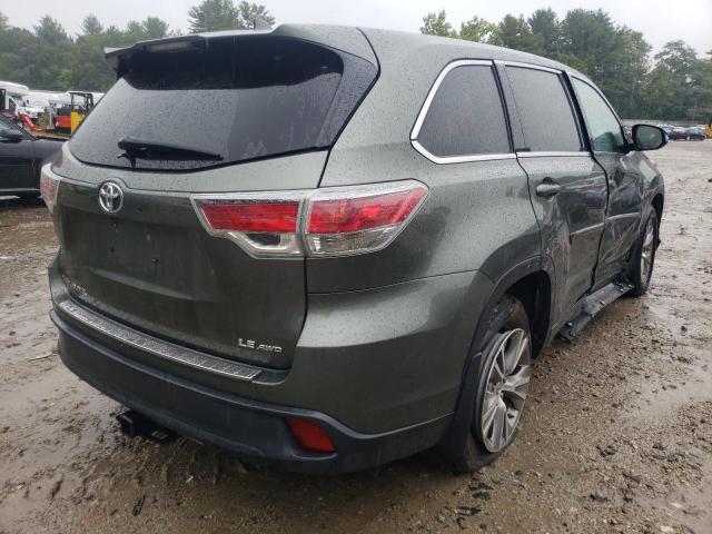 Photo 4 from auction – 2014 TOYOTA HIGHLANDER with VIN 5TDBKRFH8ES070855