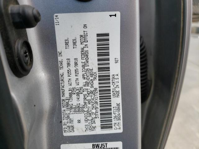 Photo 10 from auction – 2015 TOYOTA TUNDRA DOU with VIN 5TFRY5F10FX177290