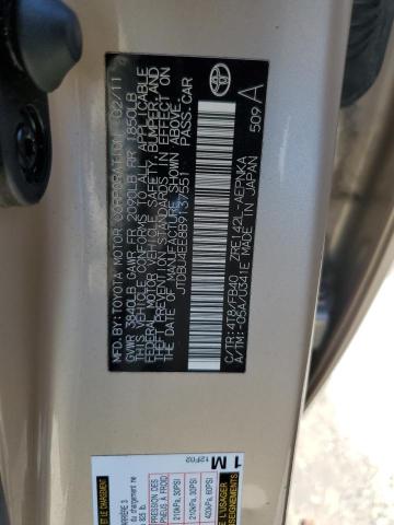 Photo 10 from auction – 2011 TOYOTA COROLLA BA with VIN JTDBU4EE8B9137551