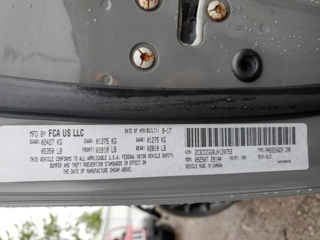 Photo 10 from auction – 2018 DODGE CHALLENGER with VIN 2C3CDZGG8JH120753