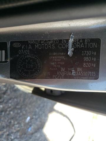 Photo 10 from auction – 2010 KIA FORTE EX with VIN KNAFU4A23A5107115