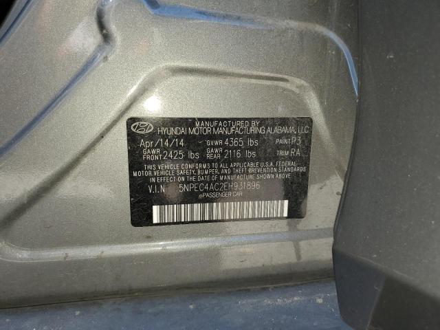 Photo 10 from auction – 2014 HYUNDAI SONATA SE with VIN 5NPEC4AC2EH931896