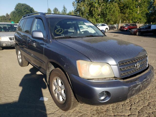 TOYOTA HIGHLANDER 2003 with VIN JTEHF21A530120042 - Photo from auction