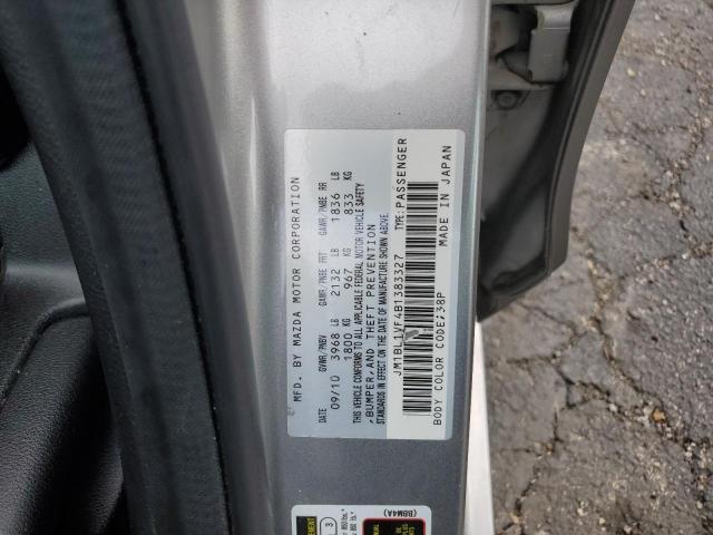 Photo 10 from auction – 2011 MAZDA 3 I with VIN JM1BL1VF4B1383327