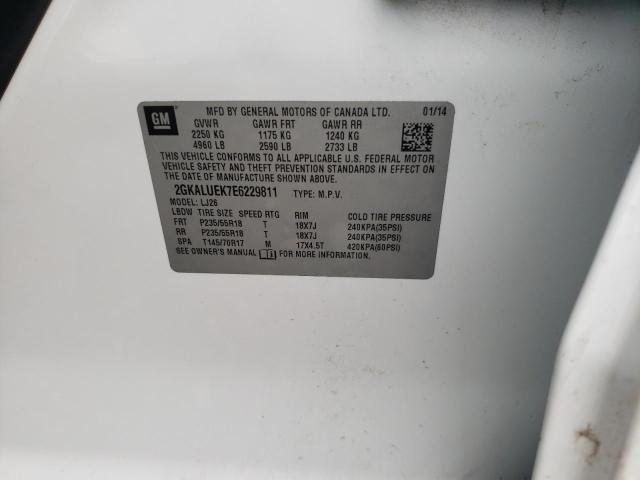 Photo 10 from auction – 2014 GMC TERRAIN DE with VIN 2GKALUEK7E6229811