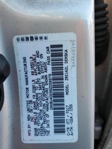 Photo 10 from auction – 2009 TOYOTA COROLLA with VIN 1NXBU40E99Z058979