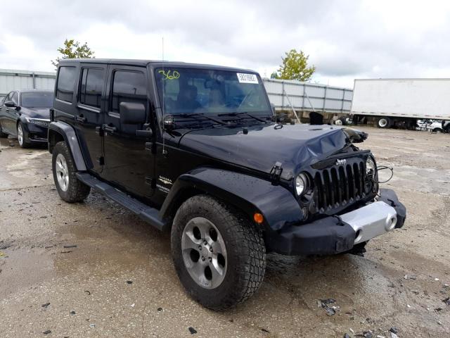JEEP WRANGLER U 2014 with VIN 1C4BJWEG3EL121271 - Photo from auction