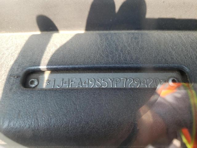 Photo 10 from auction – 2000 JEEP WRANGLER / with VIN 1J4FA49S5YP729420