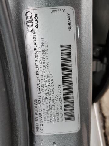 Photo 10 from auction – 2013 AUDI A6 PRESTIG with VIN WAUHGAFCXDN033678