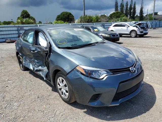 TOYOTA COROLLA L 2015 with VIN 2T1BURHE1FC245809 - Photo from auction