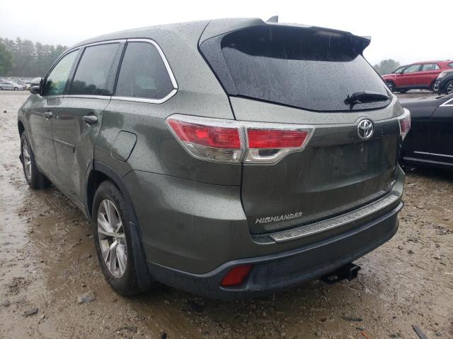 Photo 3 from auction – 2014 TOYOTA HIGHLANDER with VIN 5TDBKRFH8ES070855