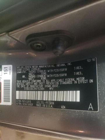 Photo 10 from auction – 2017 TOYOTA SIENNA XLE with VIN 5TDDZ3DC2HS152884