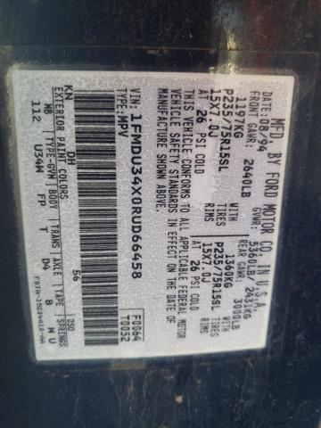 Photo 10 from auction – 1994 FORD EXPLORER with VIN 1FMDU34X0RUD66458