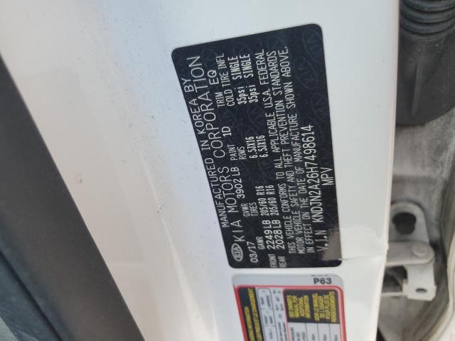 Photo 10 from auction – 2017 KIA SOUL with VIN KNDJN2A26H7498614