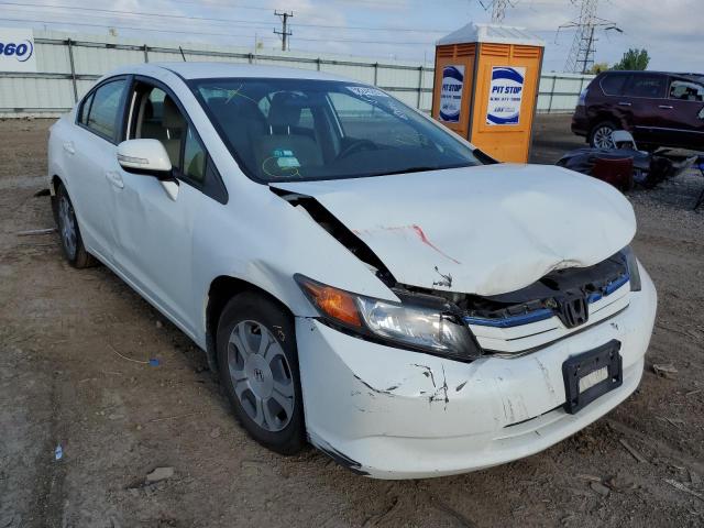 Photo 1 from auction – 2012 HONDA CIVIC HYBR with VIN JHMFB4F28CS008617