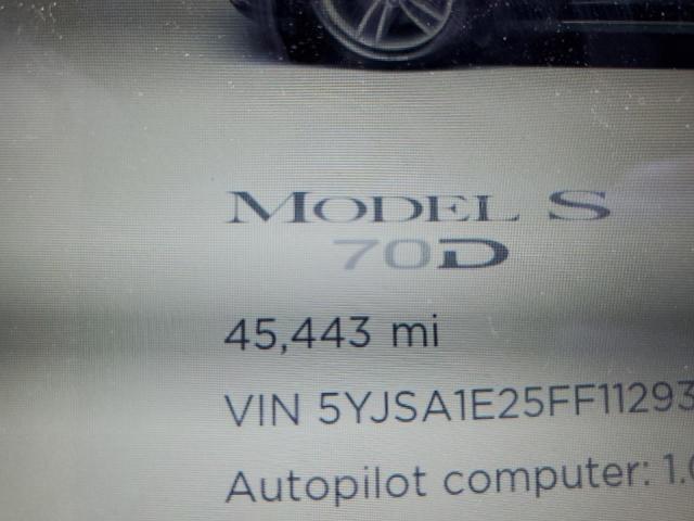 Photo 8 from auction – 2015 TESLA MODEL S with VIN 5YJSA1E25FF112938