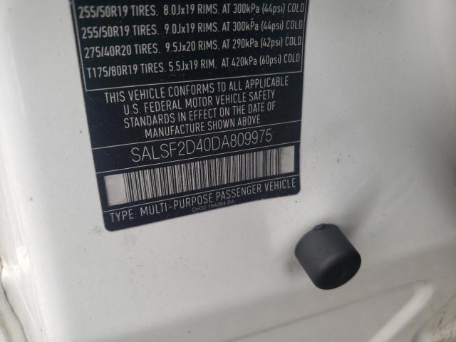 Photo 10 from auction – 2013 LAND ROVER RANGE ROVE with VIN SALSF2D40DA809975