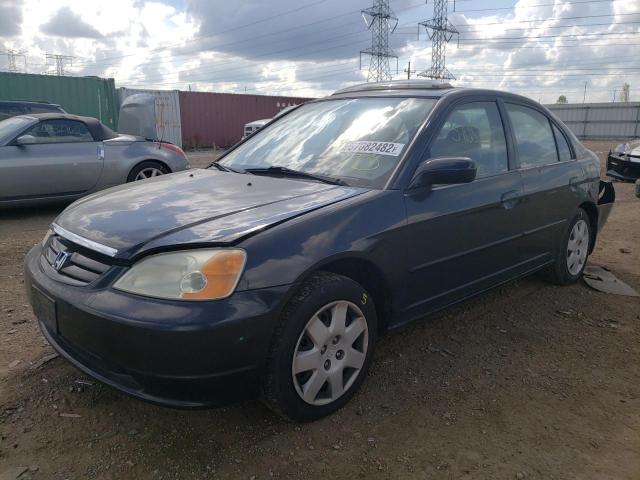 Photo 2 from auction – 2001 HONDA CIVIC EX with VIN 2HGES267X1H592716