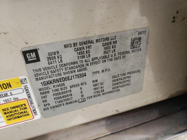 Photo 10 from auction – 2014 GMC ACADIA SLE with VIN 1GKKRNED6EJ179304