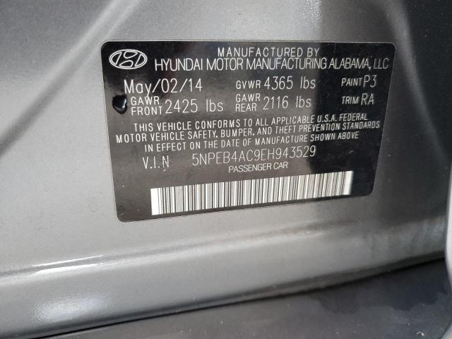 Photo 10 from auction – 2014 HYUNDAI SONATA GLS with VIN 5NPEB4AC9EH943529