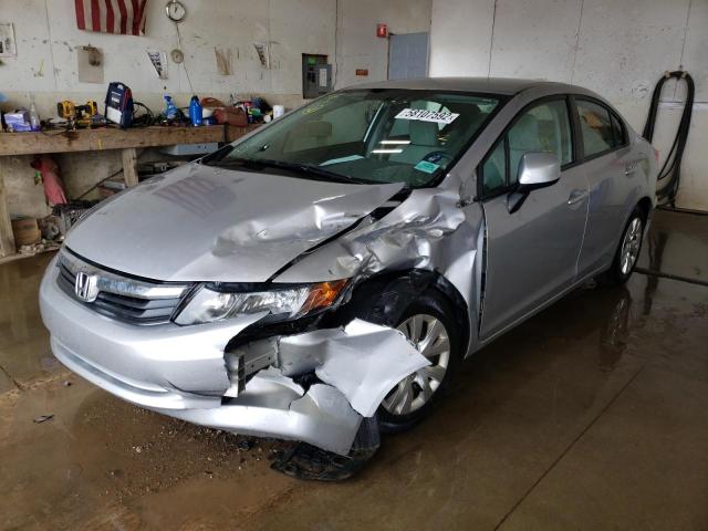 Photo 2 from auction – 2012 HONDA CIVIC LX with VIN 19XFB2F58CE074880