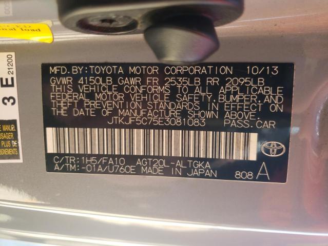 Photo 14 from auction – 2014 TOYOTA SCION TC with VIN JTKJF5C75E3081083