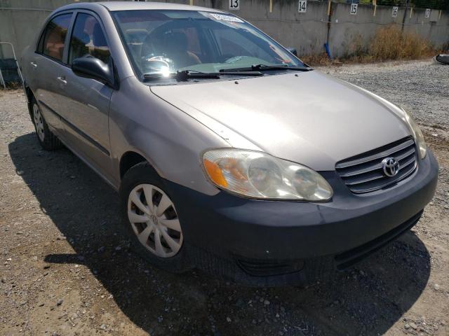 TOYOTA COROLLA CE 2003 with VIN 2T1BR32E13C027761 - Photo from auction