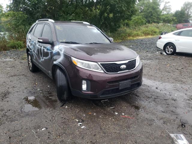 KIA SORENTO 2014 with VIN 5XYKTCA63EG546751 - Photo from auction