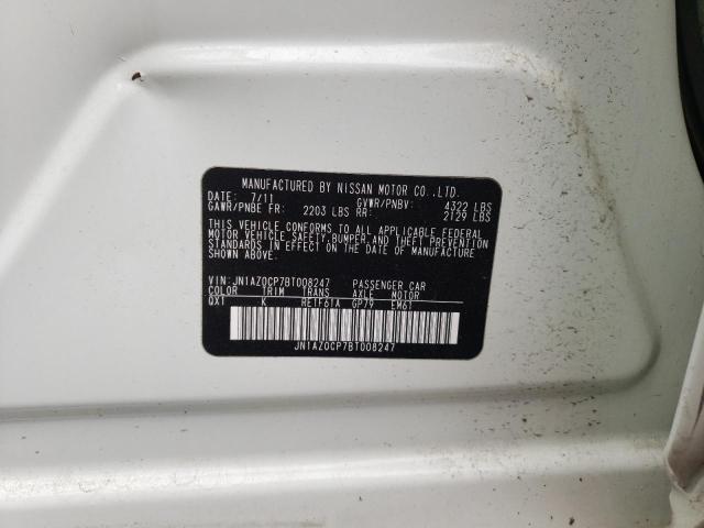 Photo 10 from auction – 2011 NISSAN LEAF SV with VIN JN1AZ0CP7BT008247