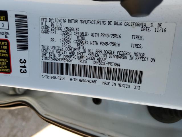 Photo 10 from auction – 2017 TOYOTA TACOMA DOU with VIN 3TMCZ5AN2HM059652