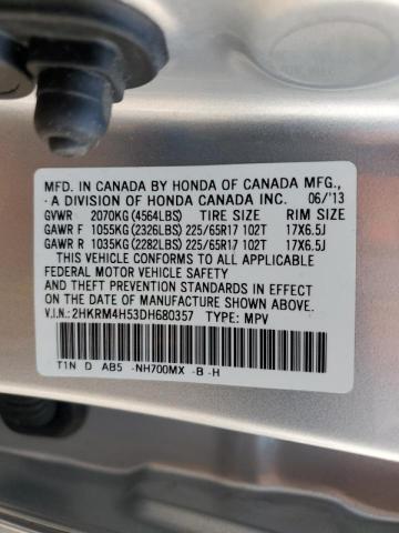 Photo 10 from auction – 2013 HONDA CR-V EX with VIN 2HKRM4H53DH680357