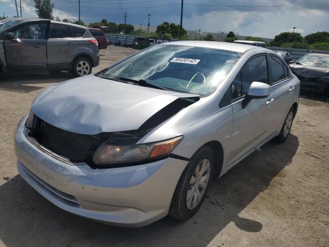 Photo 2 from auction – 2012 HONDA CIVIC LX with VIN 19XFB2F57CE028246